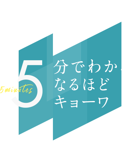 5分でわかるなるほどキョーワ